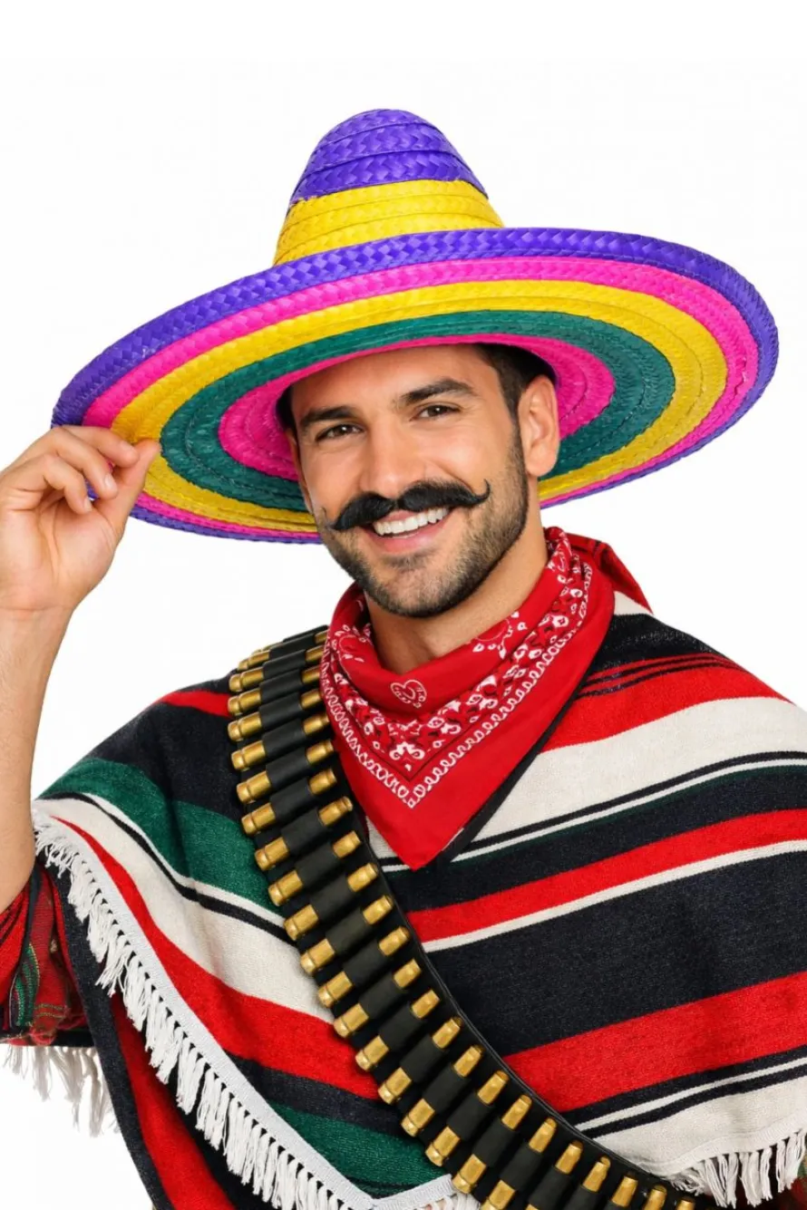 Kapelusz SOMBRERO MEKSYKAŃSKIE kolorowe