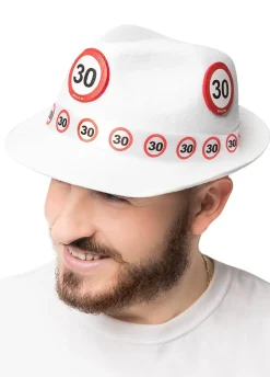 Kapelusz urodzinowy ZNAK gadżet na 30 urodziny