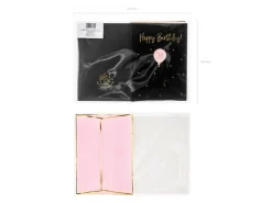 Kartka na 30 urodziny dla koleżanki HAPPY BIRTHDAY z przypinką