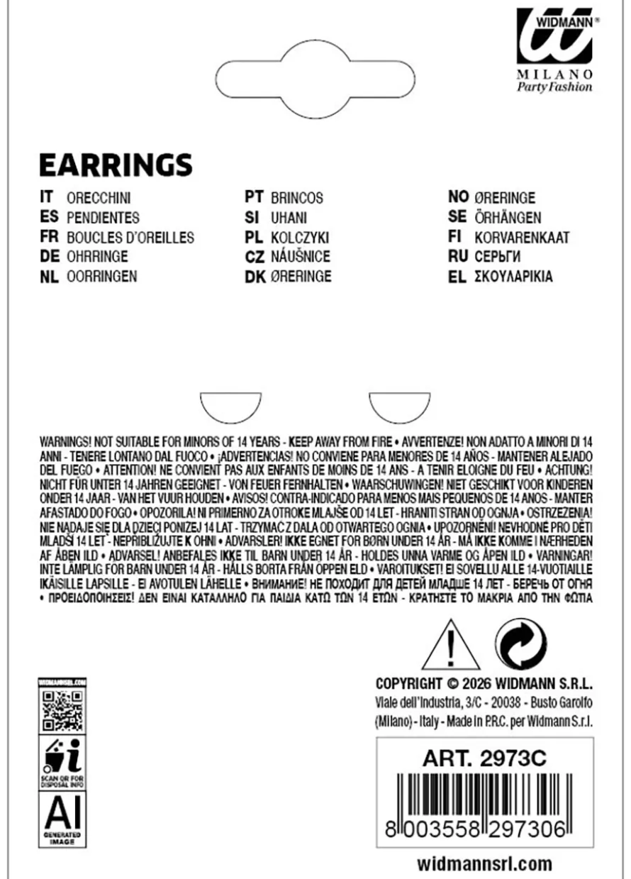Klipsy kolczyki pirackie KOŁA