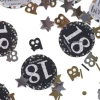 Konfetti dekoracja na 18 HAPPY BIRTHDAY Sparkling