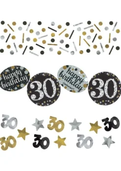 Konfetti 30 HAPPY BIRTHDAY Sparkling