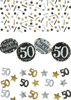 Konfetti 50 HAPPY BIRTHDAY Sparkling