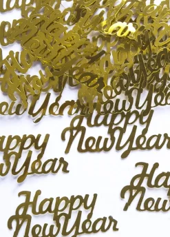 Konfetti HAPPY NEW YEAR sylwestrowe dekoracje na stół
