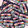 Konfetti personalizowane I LOVE 80`s dekoracja lata 80 (27szt.)