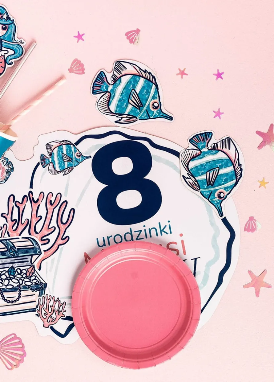 Konfetti urodzinowe rybki SYRENKI (12szt.)