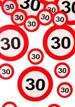 Konfetti ZNAK dekoracja na 30 urodziny