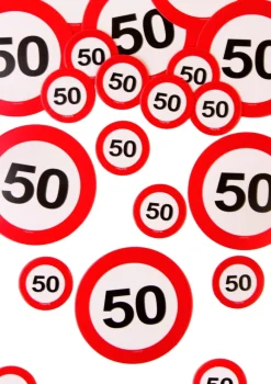 Konfetti ZNAK dekoracja na 50 urodziny