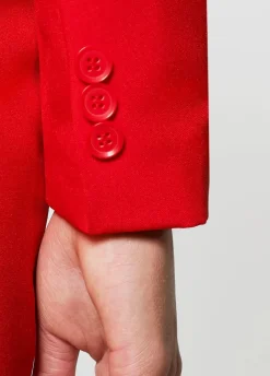 Kostium damski RED RUBY spódnica i marynarka czerwona