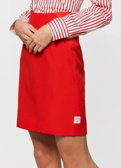 Kostium damski RED RUBY spódnica i marynarka czerwona