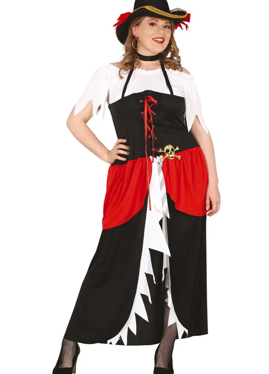 Kostium PIRATKI Strój karnawałowy dla puszystych - XL