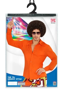 Koszula disco GROOVY DANCER pomarańczowa