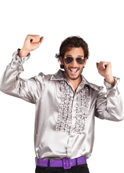 Koszula DISCO srebrna