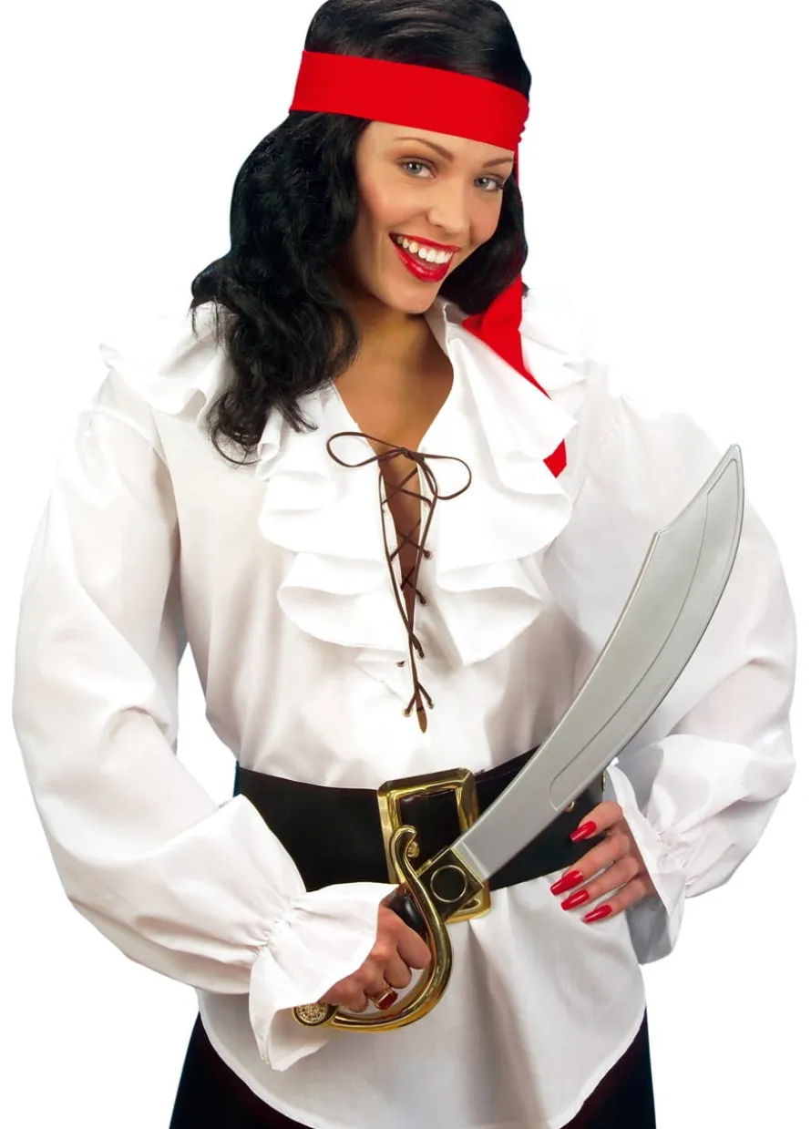 Koszula PIRATKA biała - M