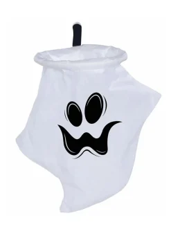 Koszyk z kijem DUCH pojemnik na cukierki Halloween