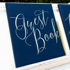 Księga gości granatowa GUEST BOOK