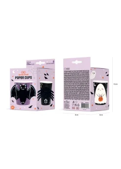 Kubeczki HALLOWEEN SPOOKY FRIENDS (6szt.) zestaw diy