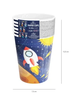 Kubeczki KOSMOS URODZINY dziecka (8szt.)