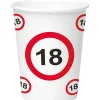 Kubeczki na urodziny ZNAK 18