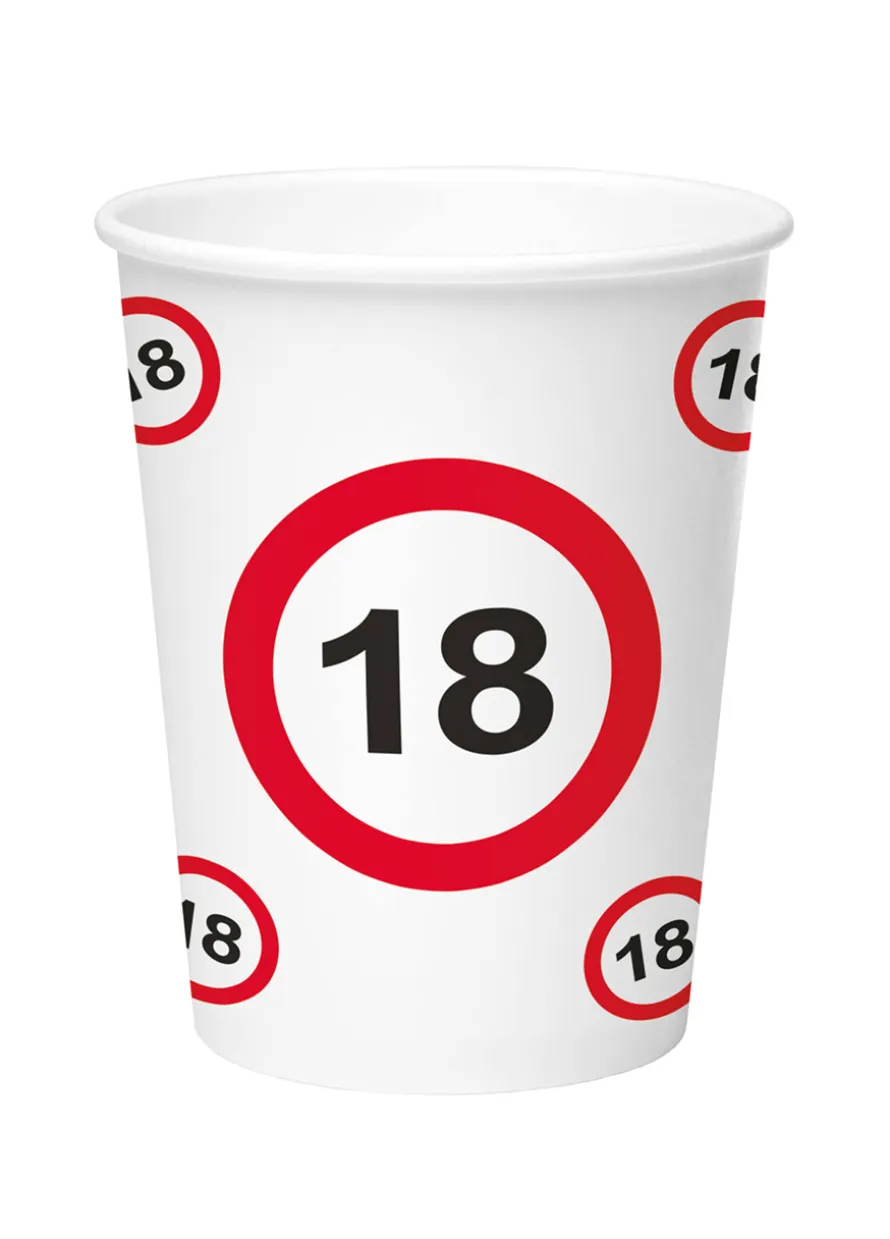 Kubeczki na urodziny ZNAK 18