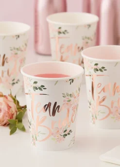 Kubeczki na wieczór panieński FLORAL (8szt.)