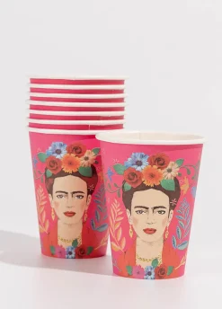 Kubeczki papierowe BOHO Frida 340ml (8szt.)