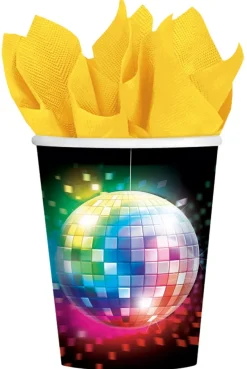Kubeczki papierowe DISCO (8szt.)