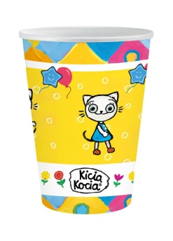 Kubeczki papierowe KICIA KOCIA (6szt.)