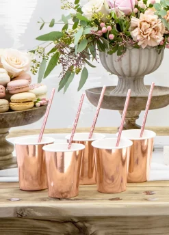 Kubeczki papierowe ROSE GOLD