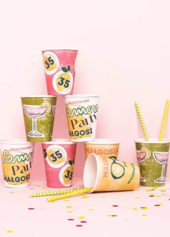 Kubeczki personalizowane LEMON PARTY (8szt.)