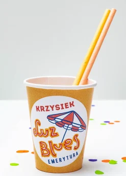 Kubeczki personalizowane na imprezę emerytalną EMERYTURA (8szt.)
