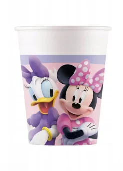 Kubki papierowe MYSZKA MINNIE (8szt.)