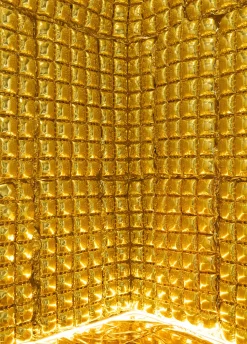 Kurtyna złota dekoracja ścienna (72x143 cm)