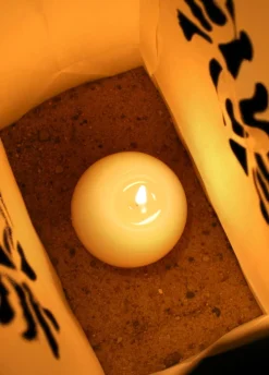Lampion na świecę GOŁĄBKI (10szt.)