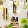 Lampion papierowy BIAŁY (20cm)