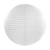 Lampion papierowy BIAŁY (25cm)