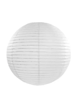 Lampion papierowy BIAŁY (25cm)