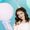 Lampion papierowy JASNORÓŻOWY (25cm)