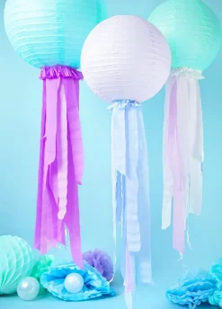 Lampion papierowy JASNORÓŻOWY (25cm)