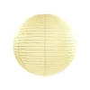 Lampion papierowy KREMOWY (20cm)