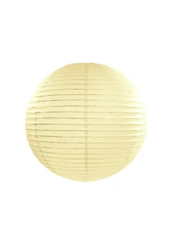 Lampion papierowy KREMOWY (20cm)