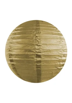 Lampion papierowy ZŁOTY (25cm)