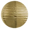 Lampion papierowy ZŁOTY (35cm)