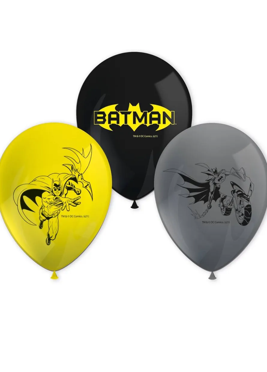 Lateksowe balony BATMAN 6 szt.