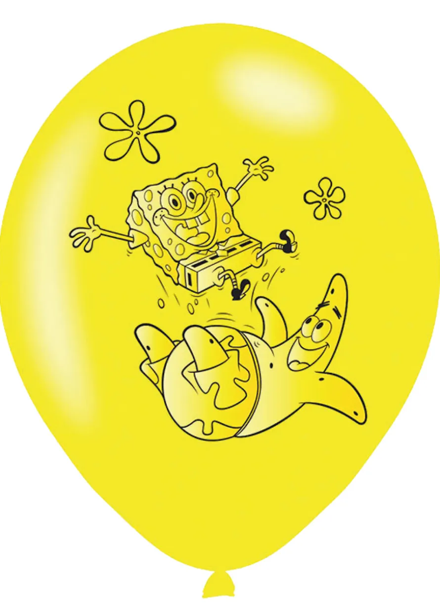 Lateksowe balony SPONGEBOB (6 szt.)