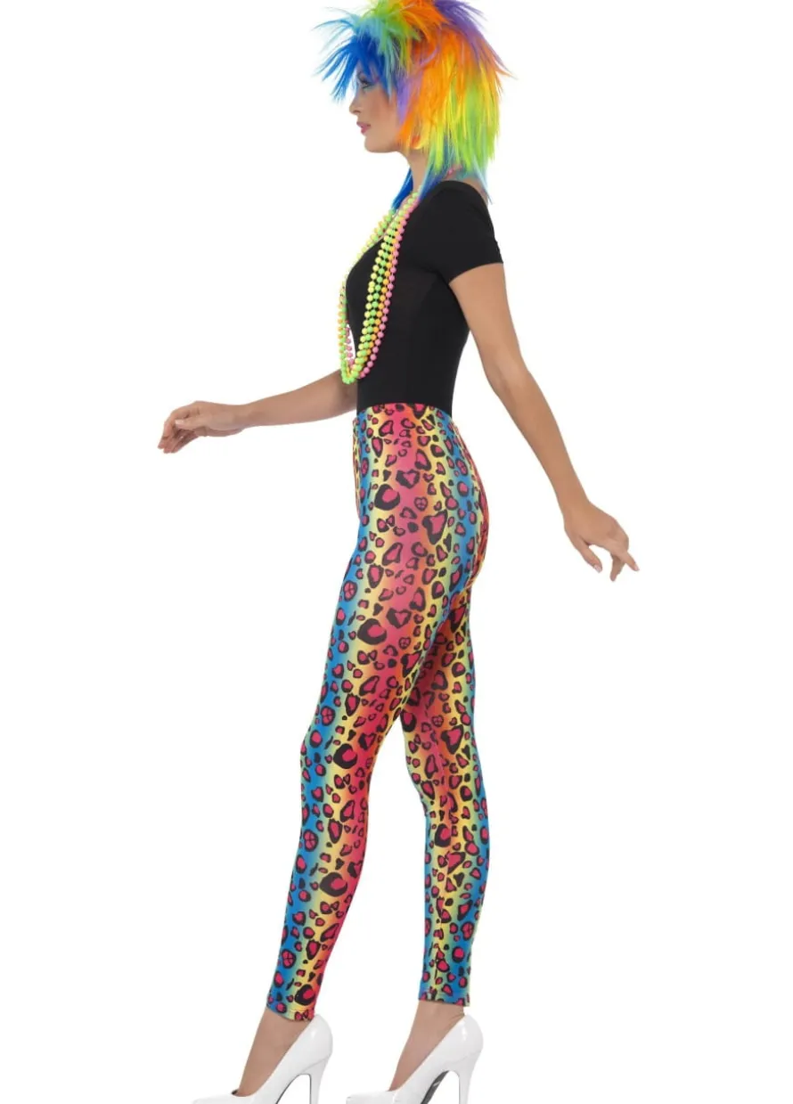 Leginsy LEOPARD neon