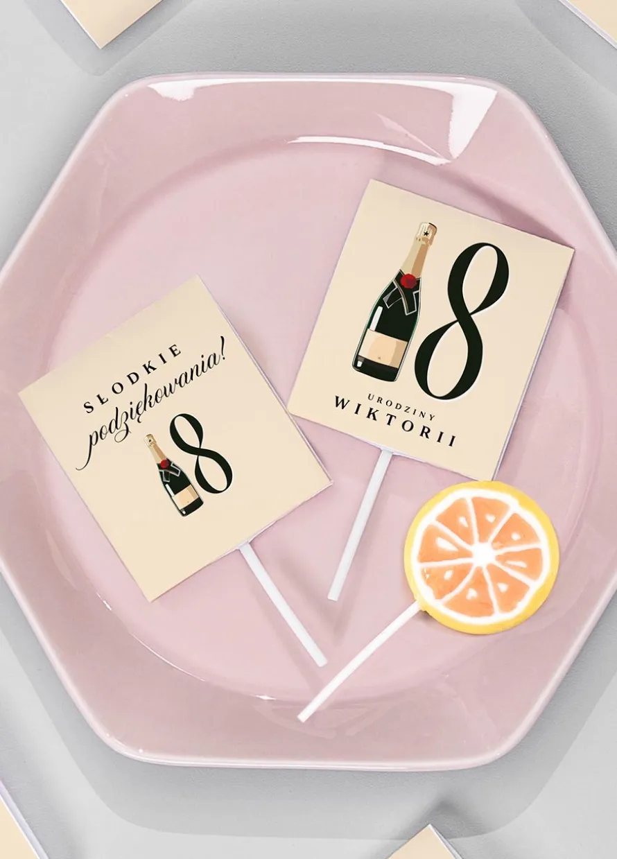 Lizaki personalizowane na 18 urodziny