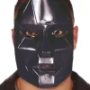 Maska czarna LIDER maska na Halloween