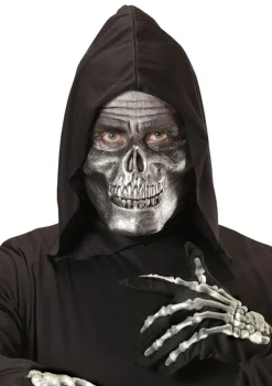 Maska halloweenowa CZASZKA metaliczna