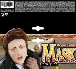 Maska JAMES z włosami